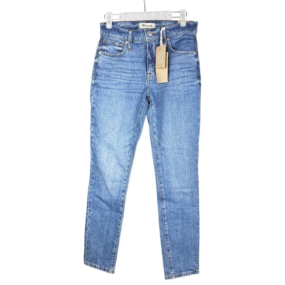 Madewell 9" MidRise Skinny Jeans in Comfort Stretch Eco Edition Size 25 Normcore